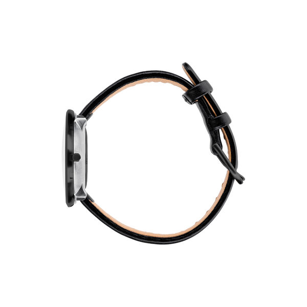 Station armbandsur, white/black/black, Arne Jacobsen Watches