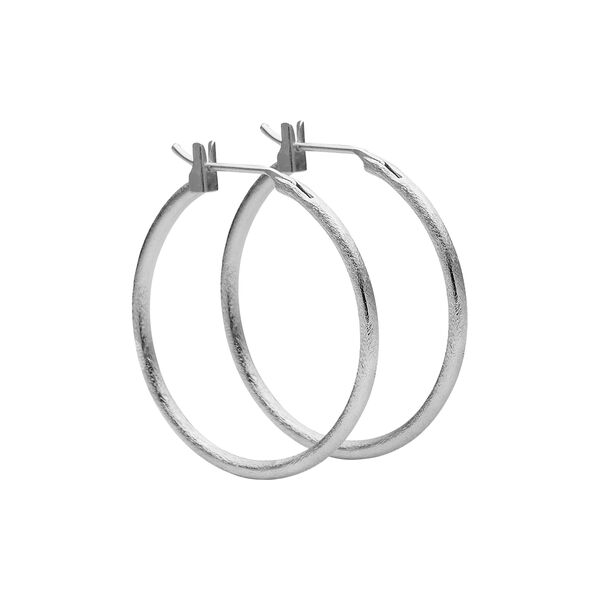 Hoops, silver plated, Pure by Nat