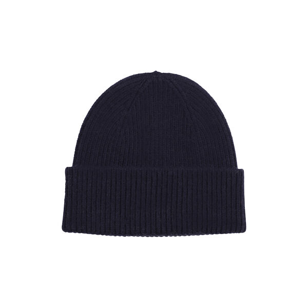 Merino Wool Beanie, navy blue, Colorful Standard