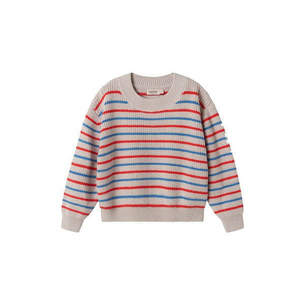 Teno Knitwear, tomato mix stripe, MarMar Copenhagen