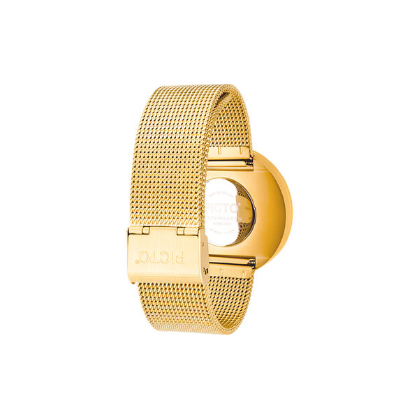 PICTO armbandsur, white/gold/matt gold PICTO armbandsur, white/gold/matt gold, Picto