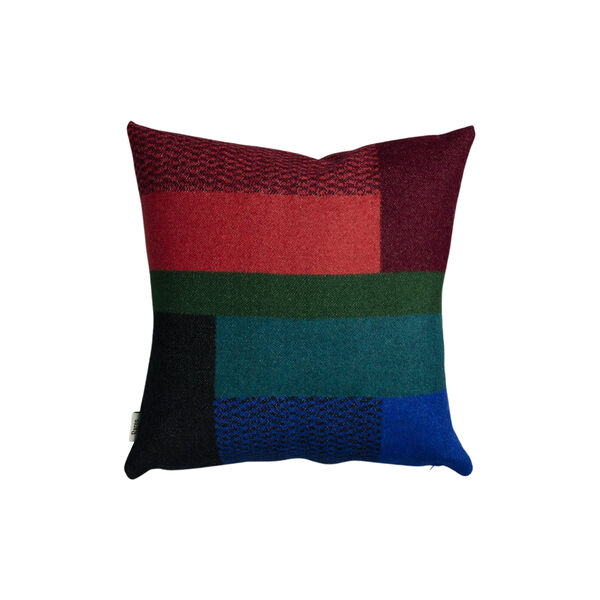 MIKKEL Cushion, dark, Røros Tweed