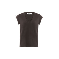 CC Heart basic v-neck t-shirt, black, Coster Copenhagen