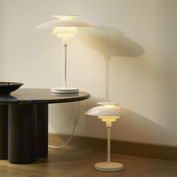 PH 80 Bordslampa, opal white/white, Louis Poulsen