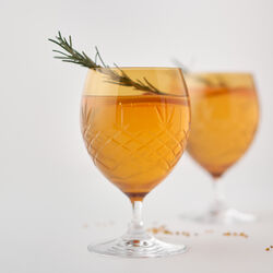 Crispy Eightball glas, citrine, Frederik Bagger