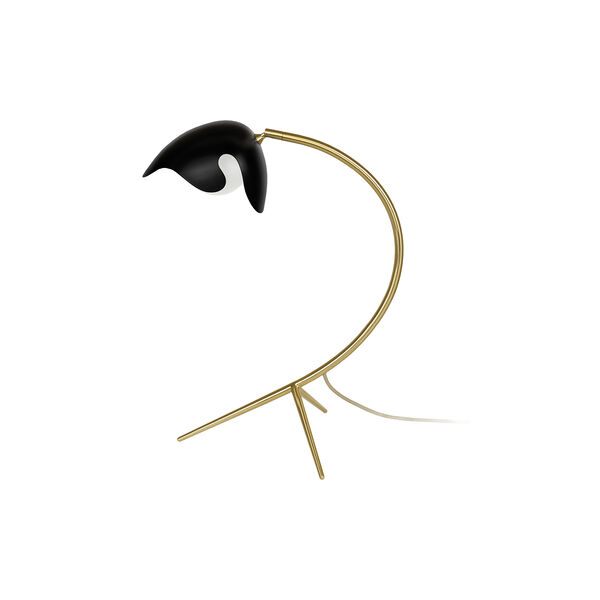 PS38 bordslampa, svart/mässing, ATBO