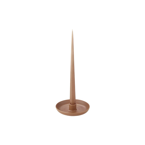 VELA Rund ljusstake M, amber brown, Blomus