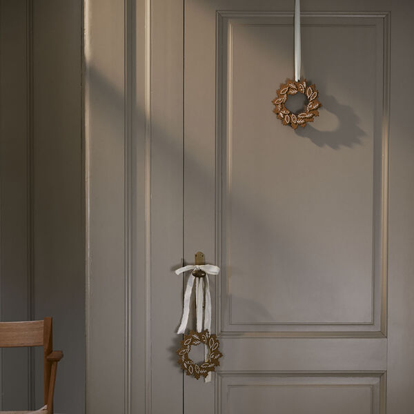 Gingerbread julkrans, brown, Kähler