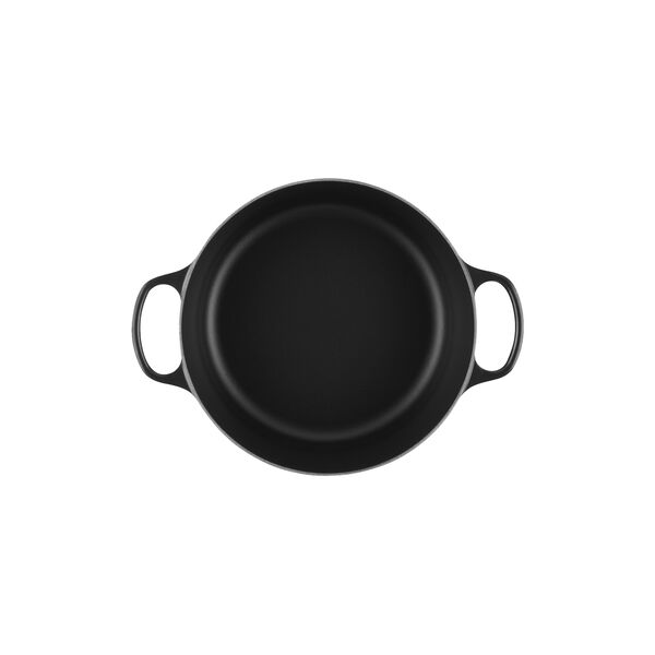 Signature gjutj&auml;rn rund gryta &Oslash; 28 cm, matte black, Le Creuset