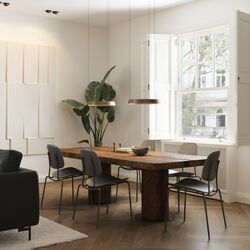 EDGE ROUND pendel, rose gold, LIGHT-POINT