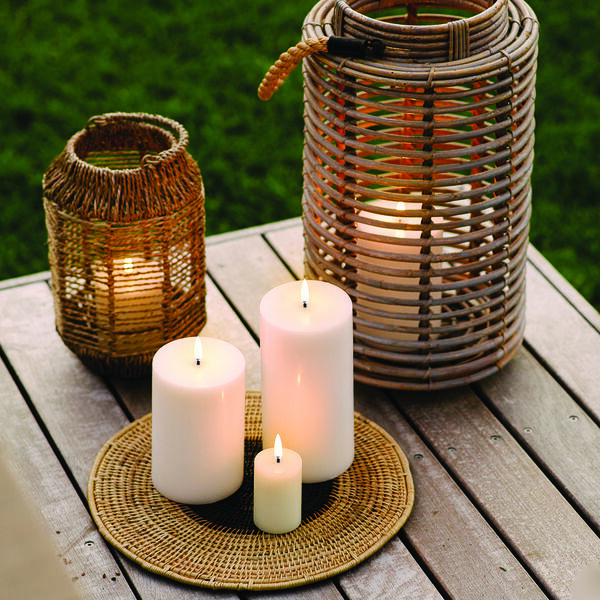 LED Pillar Candle 15 cm, Uyuni Lighting