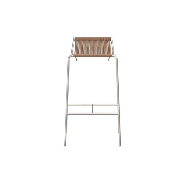 Noel Bar Chair, steel/brown, Thorup Copenhagen