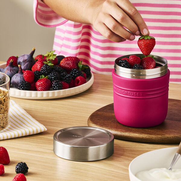 On The Go Matflaska, berry, Le Creuset