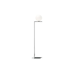 Flos IC F1 golvlampa, krom, Flos