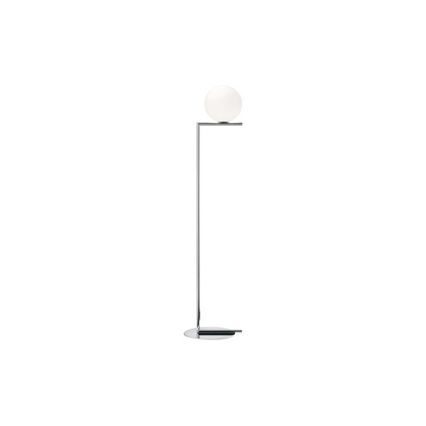 Flos IC F1 golvlampa, krom, Flos
