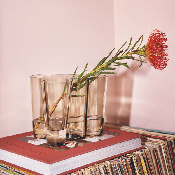 Alvar Aalto vas 14 cm, linen, Iittala