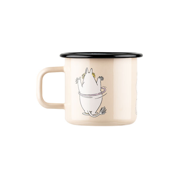 Snorkmaiden Enamel Mug, beige, Muurla