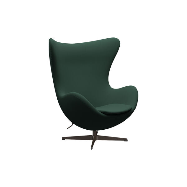 &Auml;gget&trade; 3316 Loungestol, Christianshavn 1160 dark green uni/brown bronze, Fritz Hansen