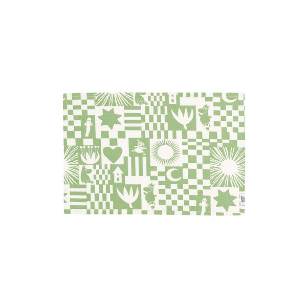 Mumin bordstablett Party, green, Moomin Arabia