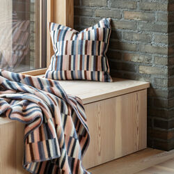 IDA Cushion, rosa blue, R&oslash;ros Tweed