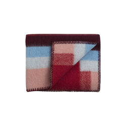 MIKKEL Baby Size Throw, red, Røros Tweed