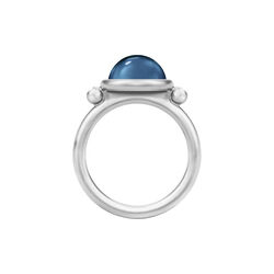 Prime Ring, silver/sapphire blue, Julie Sandlau