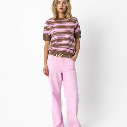 Jeans in pink denim - Petra fit, bon bon pink, Coster Copenhagen