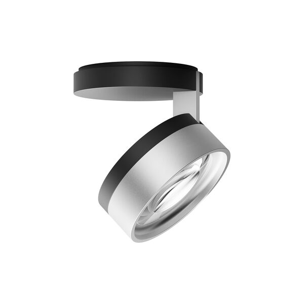 BLADE C1+ SLIM taklampa, matt black/satin silver, LIGHT-POINT