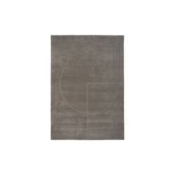 Lineal Poem golvmatta, grey, Linie Design