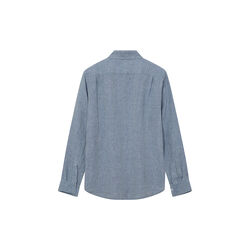 MMGTheo Linen Shirt, light blue melange, MOS MOSH Gallery