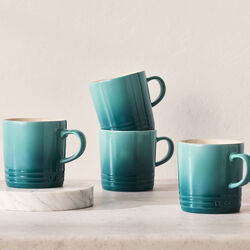 Kaffemugg, bleu riviera, Le Creuset