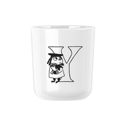 Moomin ABC mugg Y, moomin white, RIG-TIG