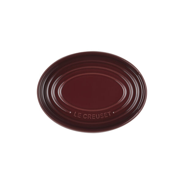 Oval grytskedhållare, garnet, Le Creuset
