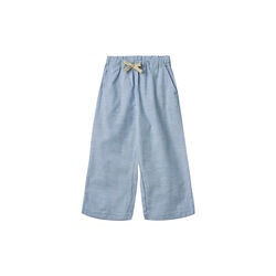 Trousers Sasha, dark blue stripe, Wheat