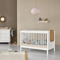 Seaside 2 Pull-Outs & Laundry Bag for Seaside Dresser and Nursery Dresser with 6 Drawers, Oliver Furniture
