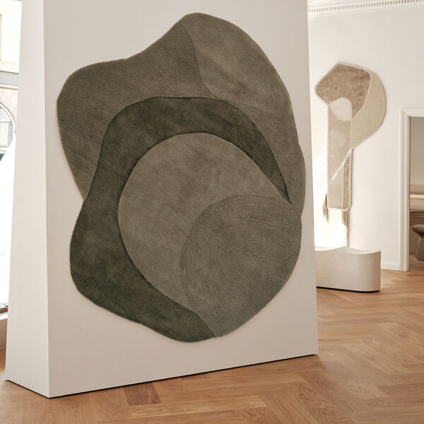 Optical Web golvmatta, forest, Linie Design