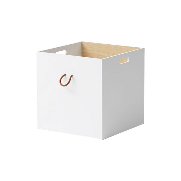 3 Wood Boxes, white/oak 3 Wood Boxes, white/oak, Oliver Furniture