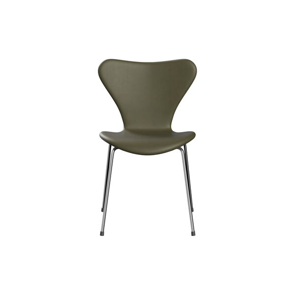 Series 7&trade; 3107 Fully Upholstered Chair, Essential moss green, Fritz Hansen
