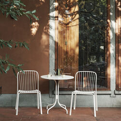 Thorvald SC96 Outdoor Café Table Round, ivory Thorvald SC96 Outdoor Café Table Round, ivory, &Tradition