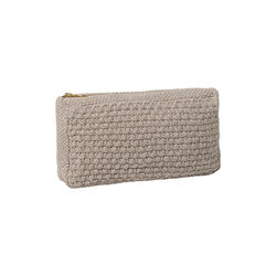 Stickad Clutch Petra, tiger melange, By LOHN