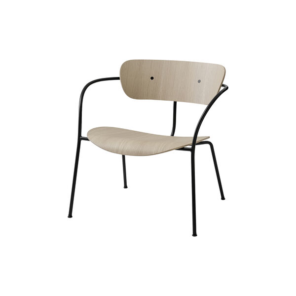 Pavilion AV5 loungestol, ek/svart, &Tradition