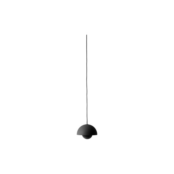 Flowerpot VP10 Pendant, matt black, &Tradition