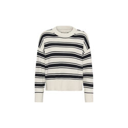 SerafinePW Pullover, dark navy trio stripe, Part Two