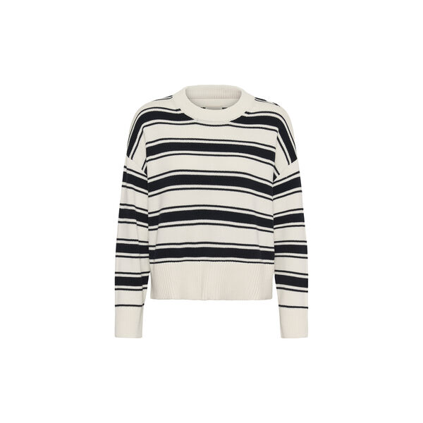 SerafinePW Pullover, dark navy trio stripe, Part Two