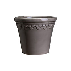 Københavner GLAZED kruka, pearl grey, Bergs Potter