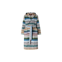 Eva Hooded Bathrobe, 100 multicolour, Missoni Home
