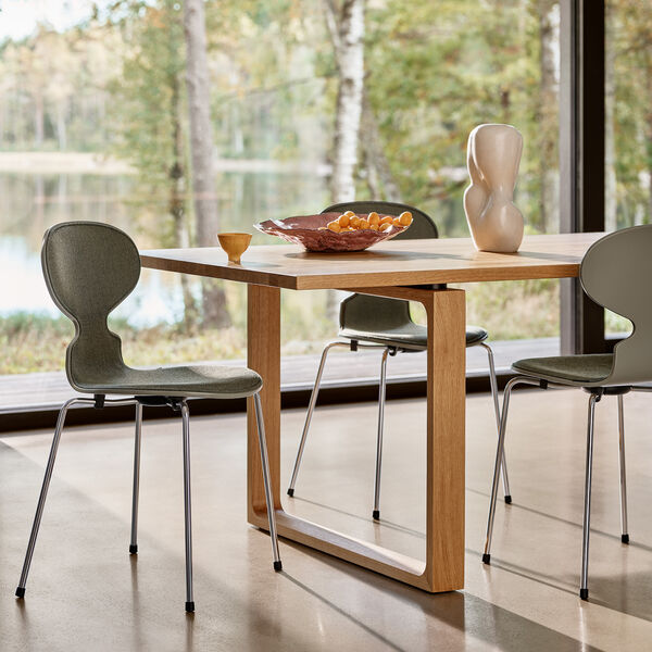 Myren&trade; 3101 Front Upholstered Chair, olive green/Fiord 961, Fritz Hansen