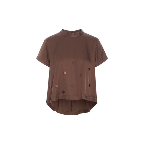 Kuhaku Paljettblus | Chestnut, BITTE KAI RAND
