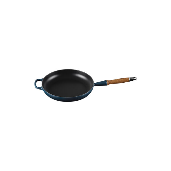 Signature gjutj&auml;rn stekpanna med tr&auml;handtag &Oslash; 28 cm, nuit, Le Creuset