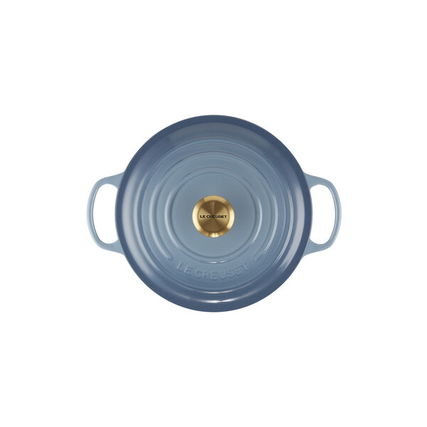 Signature gjutj&auml;rn rund gryta &Oslash; 26 cm, chambray, Le Creuset
